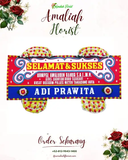 Papan Bunga Ucapan Selamat Gereja Tiberias